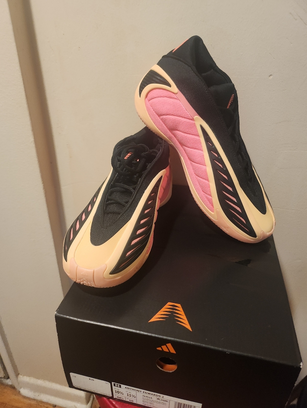 Adidas Anthony Edwards 2 "With Love," Mens 10.5 - Picture 6 of 12
